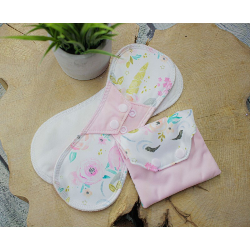 Unicorn and flower - Sanitary pads - Made to order